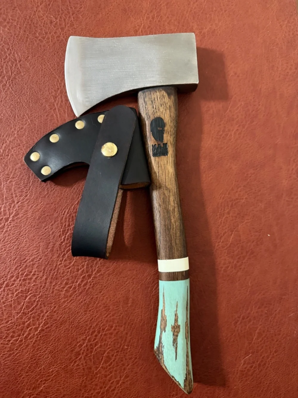 Hand Forged Hatchet With Guard